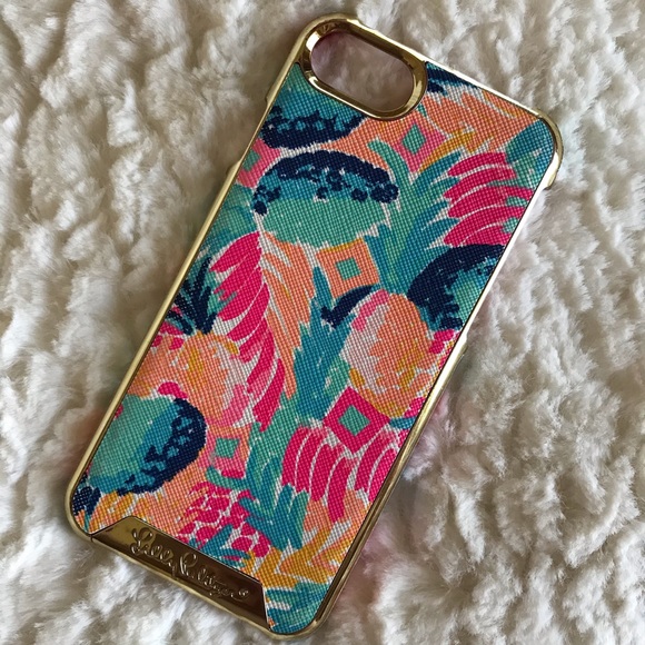 Lilly Pulitzer Accessories - Lilly Pulitzer Pineapple IPhone 7 Case